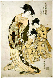 Woodblock Print by Isoda Koryûsai